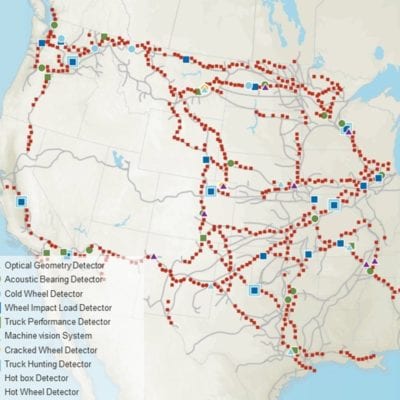 BNSF Detector Route Map